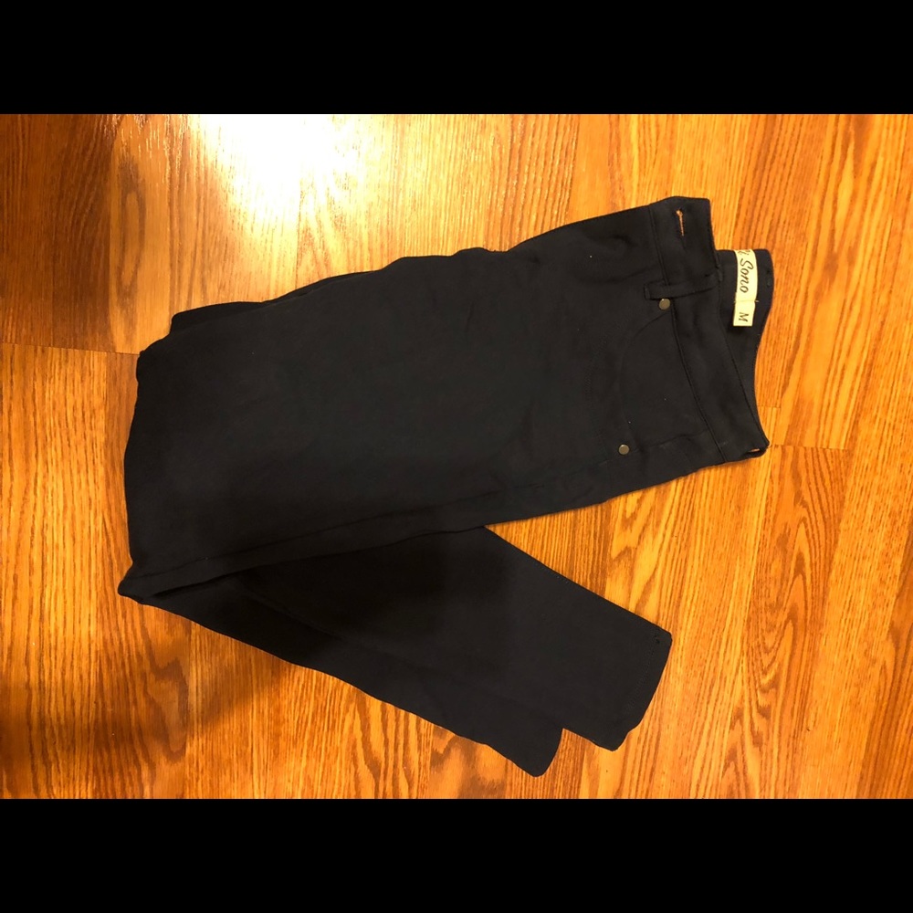 Navy legging pants